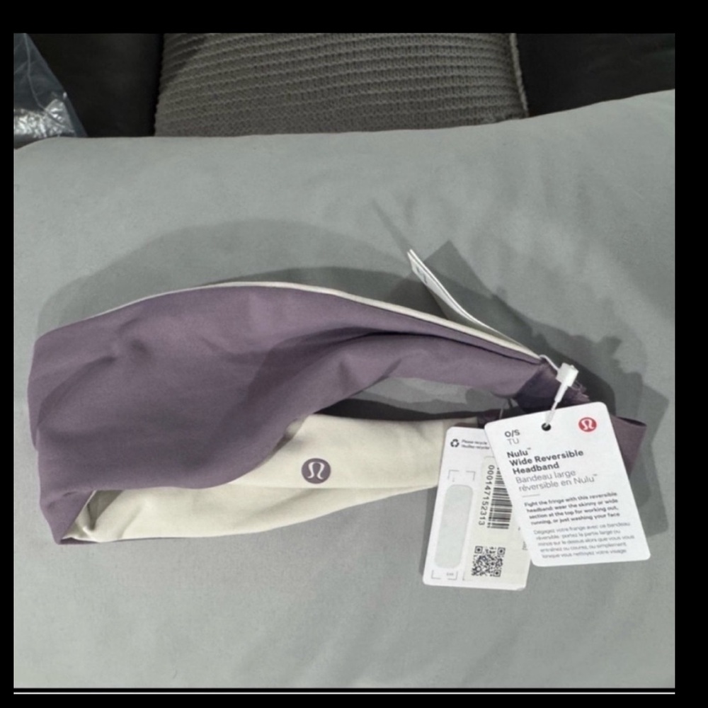 LULULEMON FRINGE FIGHTER REVERSABLE HEADBAND NWT. - Picture 2 of 9